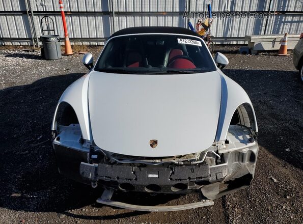 WP0CA2A80HS222208 2017 PORSCHE BOXSTER Белый Вид спереди