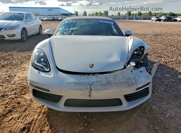 WP0CA2A87HS220200 2017 PORSCHE BOXSTER Белый Вид спереди