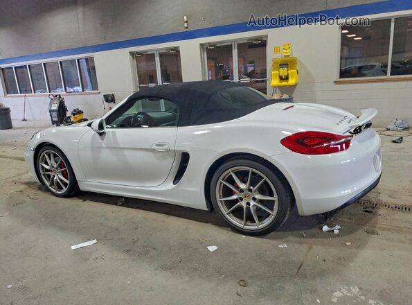 WP0CB2A86GS140141 2016 PORSCHE BOXSTER Белый Задняя левая четверть
