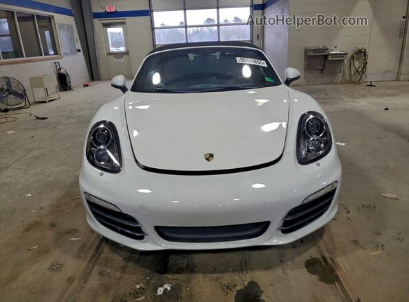 WP0CB2A86GS140141 2016 PORSCHE BOXSTER Белый Вид спереди