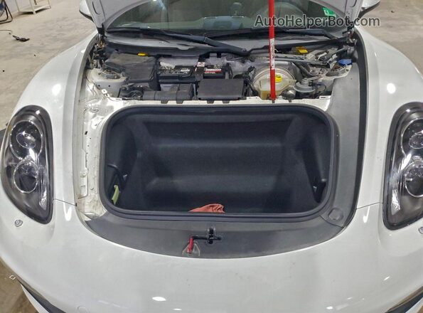 WP0CB2A86GS140141 2016 PORSCHE BOXSTER Белый Вид задней части салона
