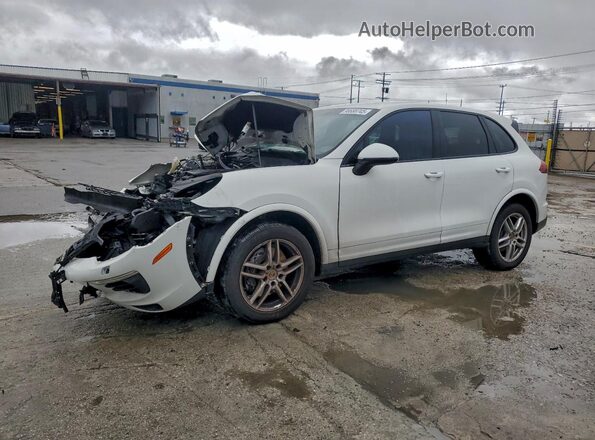 WP1AA2A20JKA04986 2018 PORSCHE CAYENNE White წინა მარცხენა ხედი სამი მეოთხედიდან
