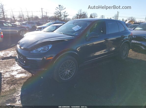 WP1AA2A21HKA84177 2017 PORSCHE CAYENNE Черный Передняя левая четверть