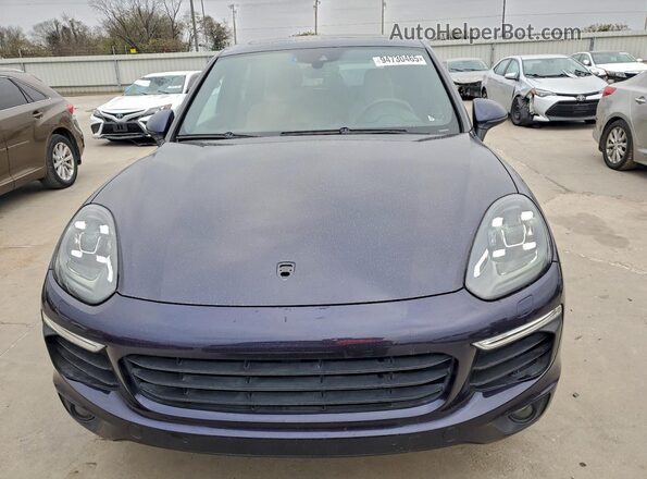 WP1AA2A22JKA00860 2018 PORSCHE CAYENNE Purple წინა ხედი