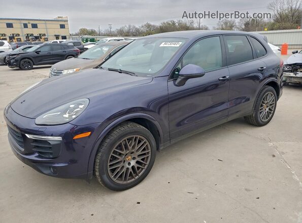 WP1AA2A22JKA00860 2018 PORSCHE CAYENNE Purple წინა მარცხენა ხედი სამი მეოთხედიდან