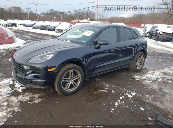 WP1AA2A52LLB09360 2020 PORSCHE MACAN Dark Blue Передняя левая четверть