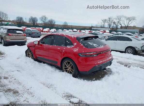 WP1AA2A52SLB09809 2025 PORSCHE MACAN Красный Задняя левая четверть
