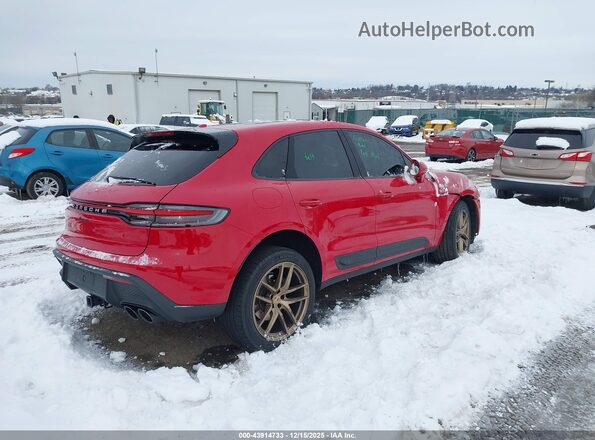 WP1AA2A52SLB09809 2025 PORSCHE MACAN Красный Задняя правая четверть