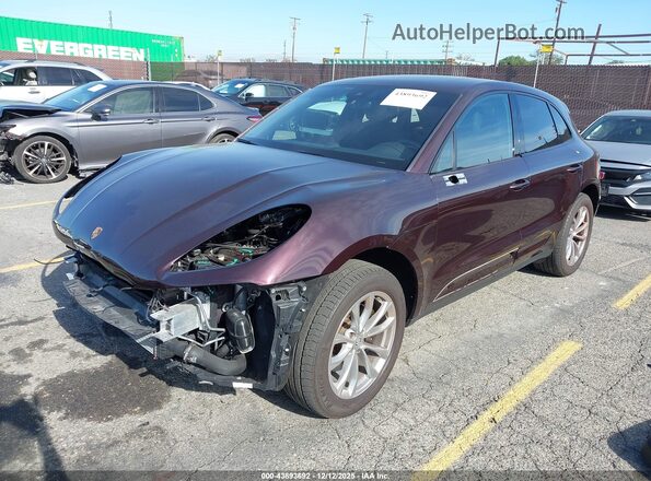 WP1AA2A56PLB10629 2023 PORSCHE MACAN Темно-бордовый Передняя левая четверть