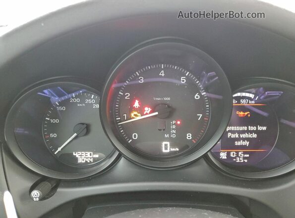 WP1AA2A5XPLB06289 2023 PORSCHE MACAN Бежевый Вид щитка приборов