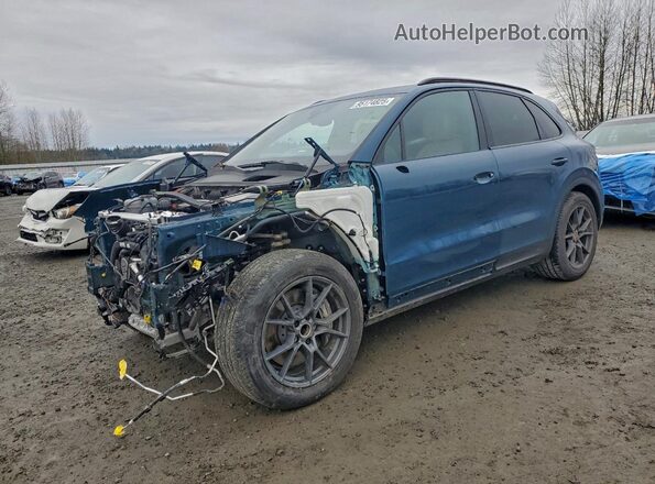 WP1AA2AY0RDA09819 2024 PORSCHE CAYENNE Синий Передняя левая четверть