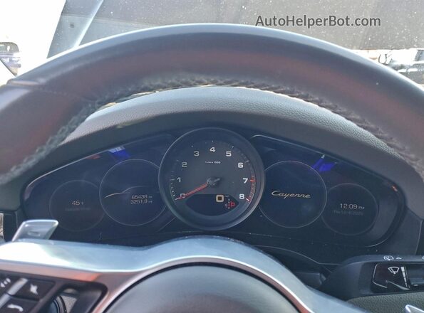WP1AA2AY2LDA04192 2020 PORSCHE CAYENNE Черный Вид щитка приборов