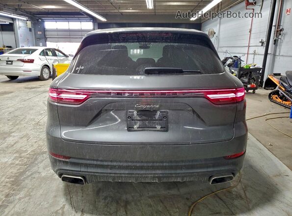 WP1AA2AY3KDA14549 2019 PORSCHE CAYENNE Gray Widok z tyłu