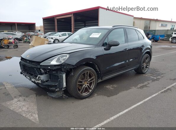WP1AA2AY6LDA00663 2020 PORSCHE CAYENNE Black Vista tres cuartos delantera izquierda