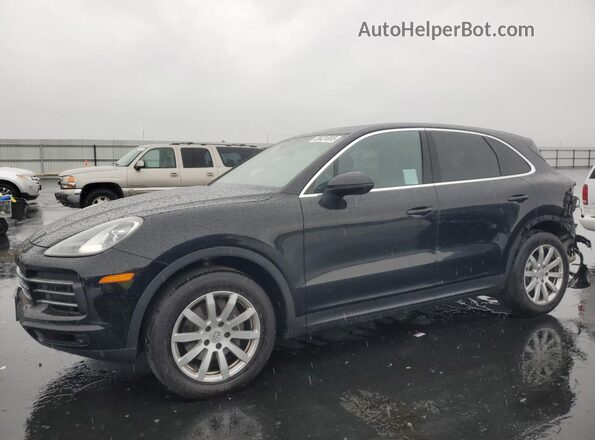 WP1AA2AY6LDA01764 2020 PORSCHE CAYENNE Black Vista tres cuartos delantera izquierda