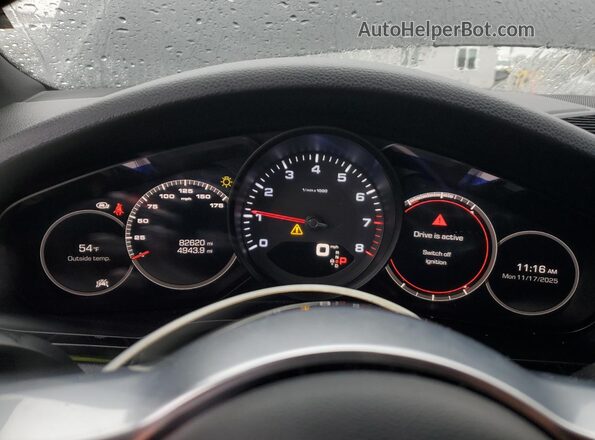 WP1AA2AY6LDA01764 2020 PORSCHE CAYENNE Black Vista del cuadro de instrumentos