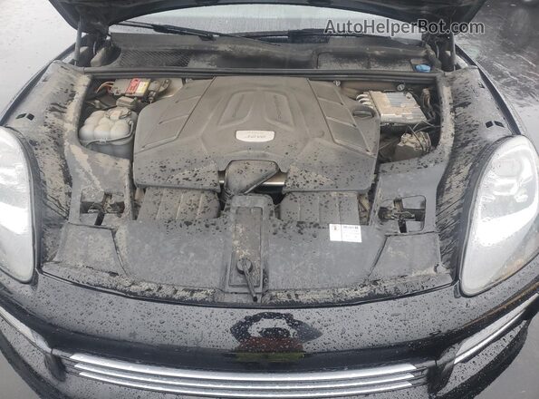 WP1AA2AY6LDA01764 2020 PORSCHE CAYENNE Black Vista del compartimento del motor
