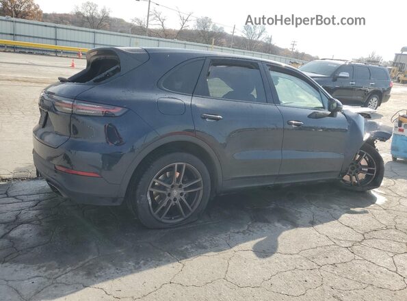 WP1AA2AY7MDA04643 2021 PORSCHE CAYENNE Синий Задняя правая четверть
