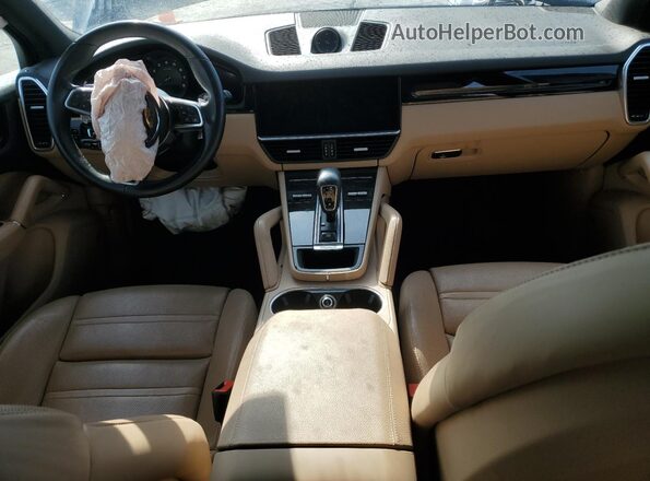 WP1AA2AY7MDA04643 2021 PORSCHE CAYENNE Синий Вид панели приборов