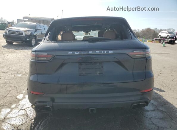 WP1AA2AY7MDA04643 2021 PORSCHE CAYENNE Синий Вид сзади