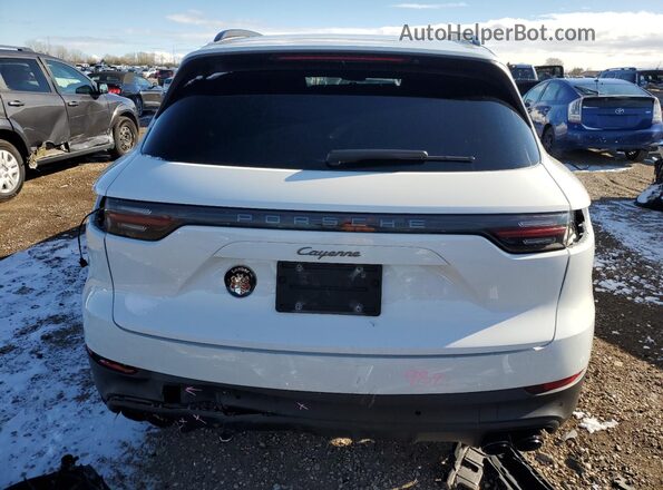 WP1AA2AY9PDA04874 2023 PORSCHE CAYENNE Белый Вид сзади