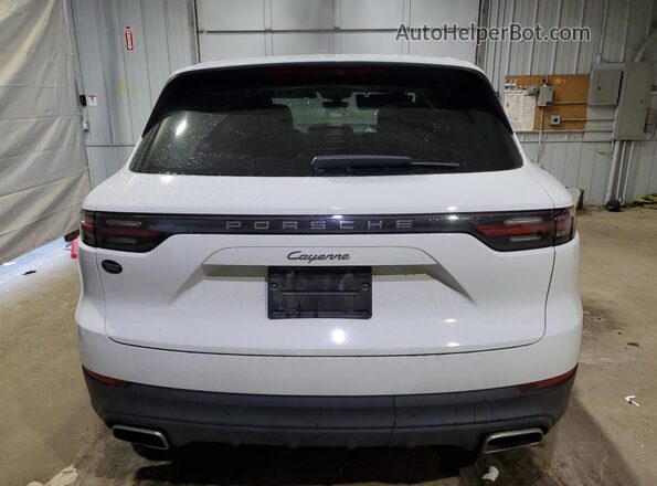 WP1AA2AYXMDA07858 2021 PORSCHE CAYENNE White უკანა ხედი