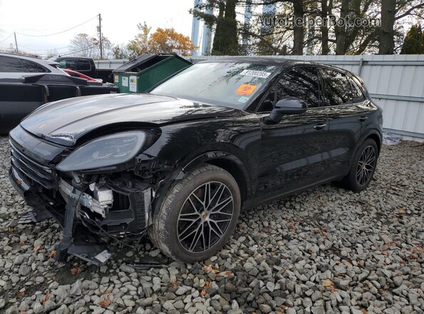 WP1AA2AYXRDA09553 2024 PORSCHE CAYENNE Черный Передняя левая четверть