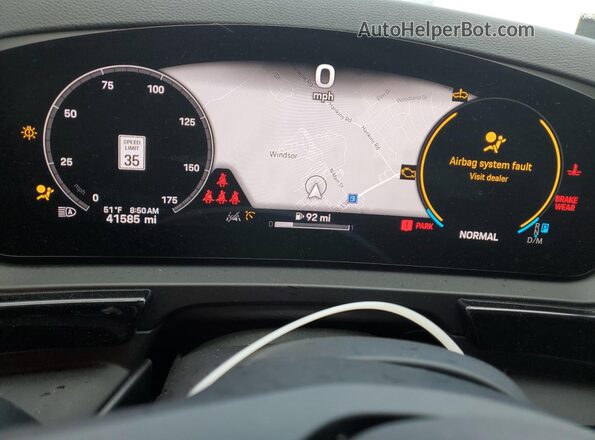 WP1AA2AYXRDA09553 2024 PORSCHE CAYENNE Черный Вид щитка приборов
