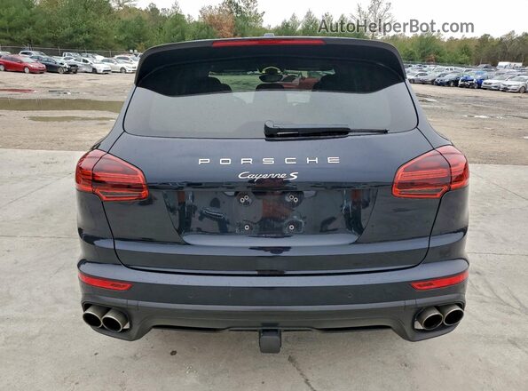 WP1AB2A28HLA52012 2017 PORSCHE CAYENNE Blue Widok z tyłu
