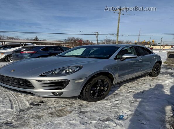 WP1AB2A50GLB54364 2016 PORSCHE MACAN Серебряный Задняя правая четверть