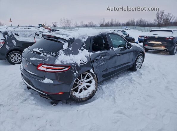 WP1AB2A51GLB40747 2016 PORSCHE MACAN Серый Задняя правая четверть