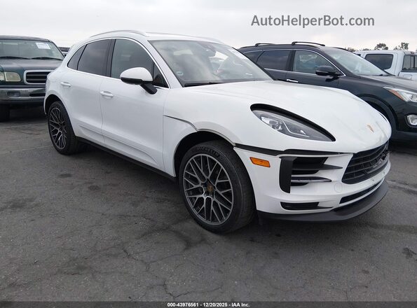WP1AB2A51KLB30664 2019 PORSCHE MACAN Белый Передняя правая четверть