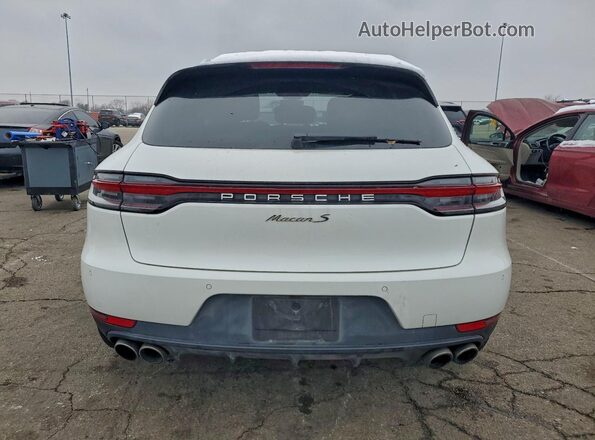 WP1AB2A54MLB30869 2021 PORSCHE MACAN White Widok z tyłu