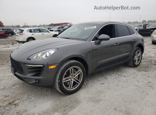 WP1AB2A56GLB57351 2016 PORSCHE MACAN Серый Передняя левая четверть