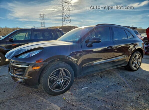 WP1AB2A5XGLB45283 2016 PORSCHE MACAN Коричневый Передняя левая четверть