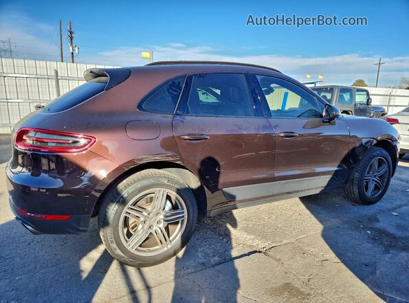 WP1AB2A5XGLB45283 2016 PORSCHE MACAN Коричневый Задняя правая четверть
