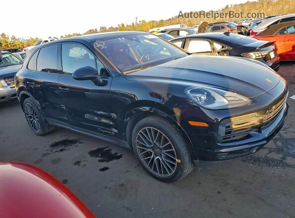 WP1AB2AY3MDA27205 2021 PORSCHE CAYENNE Черный Передняя правая четверть