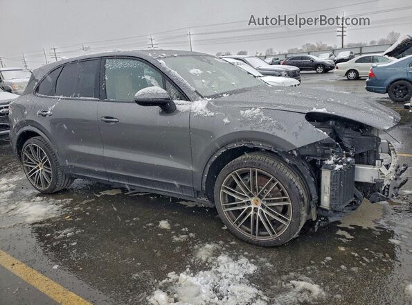 WP1AB2AY6KDA65590 2019 PORSCHE CAYENNE Серый Передняя правая четверть