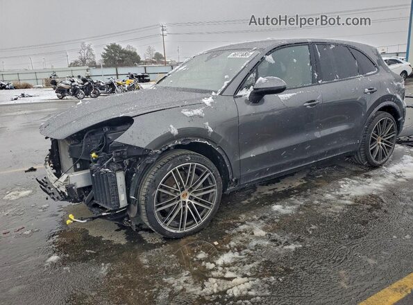WP1AB2AY6KDA65590 2019 PORSCHE CAYENNE Серый Передняя левая четверть