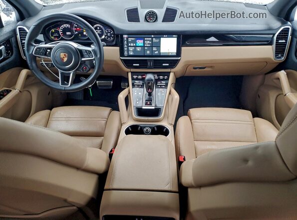 WP1AB2AY6KDA65590 2019 PORSCHE CAYENNE Серый Вид панели приборов