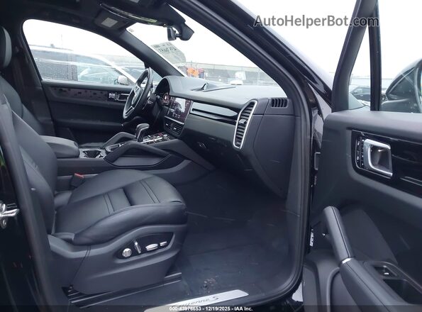 WP1AB2AY9LDA28177 2020 PORSCHE CAYENNE Black Vista interior delantera