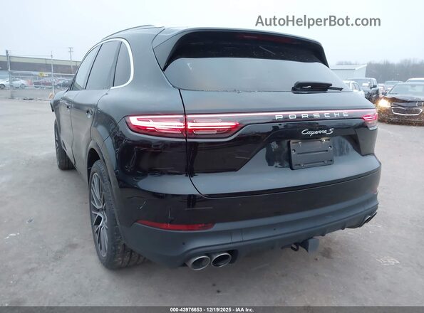 WP1AB2AY9LDA28177 2020 PORSCHE CAYENNE Black Trasero izquierdo