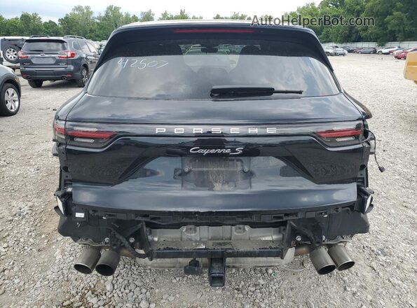WP1AB2AYXKDA61316 2019 PORSCHE CAYENNE Черный Вид сзади