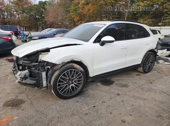 WP1AB2AYXLDA28883 2020 PORSCHE CAYENNE White Przód lewy