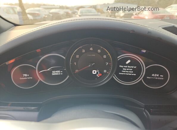 WP1AB2AYXLDA28883 2020 PORSCHE CAYENNE White Widok zestawu wskaźników