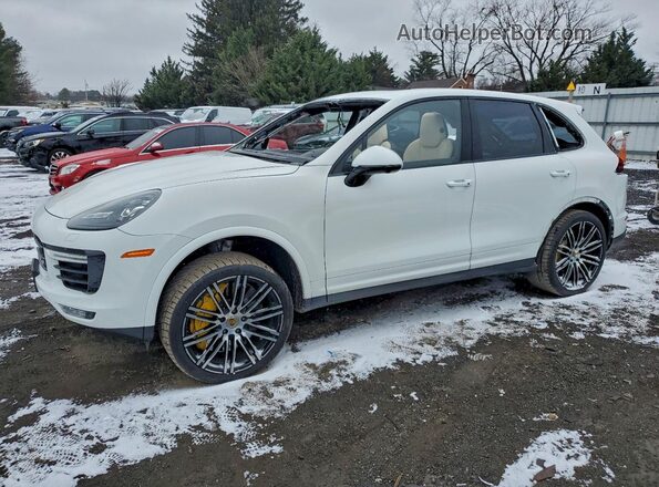 WP1AC2A27GLA86602 2016 PORSCHE CAYENNE Белый Передняя левая четверть