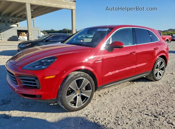 WP1AE2AY2MDA24223 2021 PORSCHE CAYENNE Red წინა მარცხენა ხედი სამი მეოთხედიდან