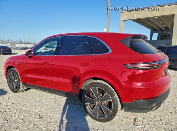 WP1AE2AY2MDA24223 2021 PORSCHE CAYENNE Red უკანა მარცხენა
