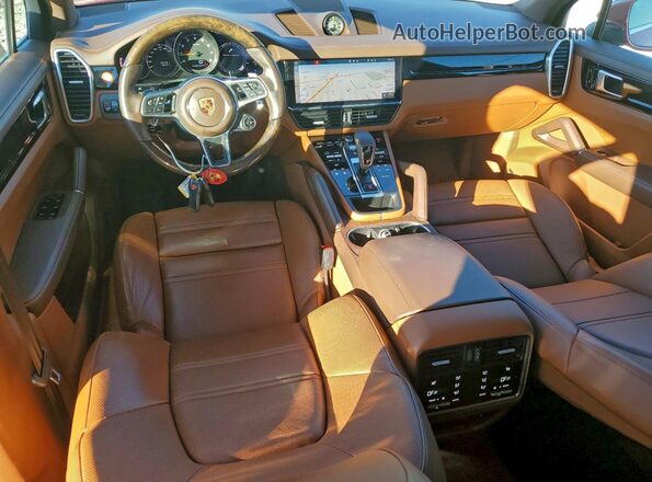 WP1AE2AY2MDA24223 2021 PORSCHE CAYENNE Red წინა პანელის ხედი
