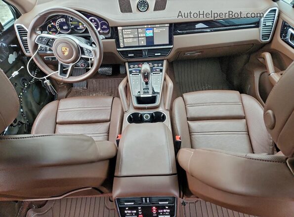 WP1AE2AY3MDA24764 2021 PORSCHE CAYENNE Charcoal Vista del salpicadero